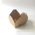 Disposable biodegradable kraft paper lunch box